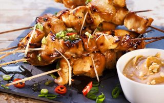 Grillatut kanavartaat hunajilla ja inkiväärillä, täydellinen makuyhdistelmä.