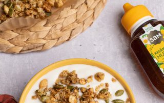 Hunajainen Granola -reseptikuva