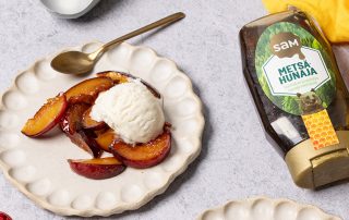 Hunajaluumut - reseptikuva