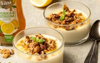 Hunajapannacotta - reseptikuva