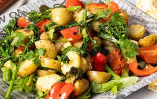 Hunajainen grillikasvissalaatti