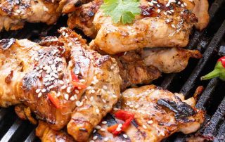 Hunaja-karamellisoitu kana