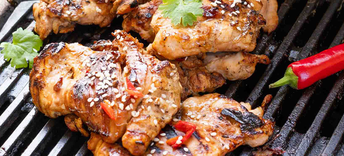 Hunaja-karamellisoitu kana