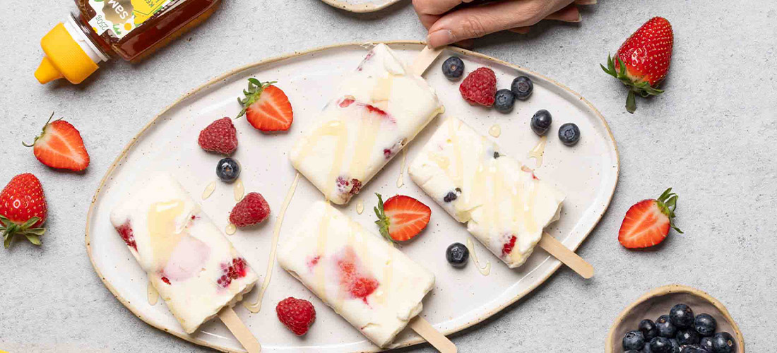 Hunajainen jogurttijäätelö